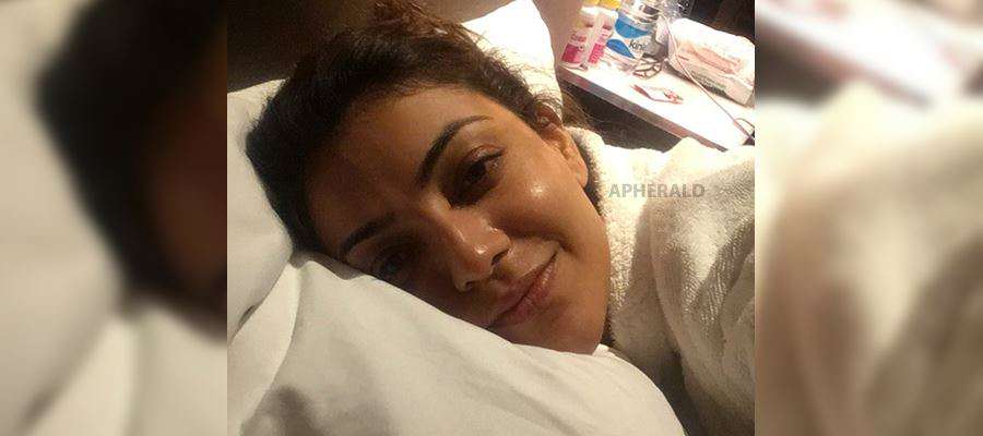 Kajal Aggarwal S Hot Video Chat From Her Hotel Bedroom With