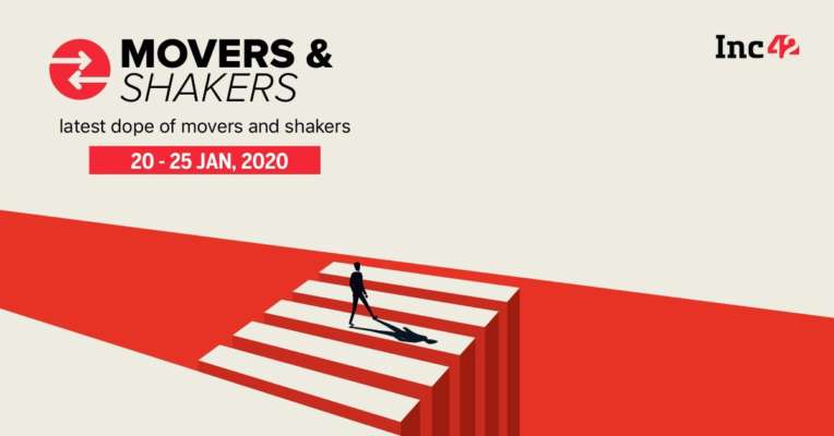 Movers And Shakers Of The Week 20 25 Jan Inc42 Dailyhunt