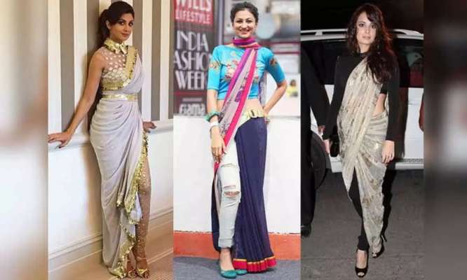 6 Modern Styles Of Saree Draping This Wedding Season Ditch The