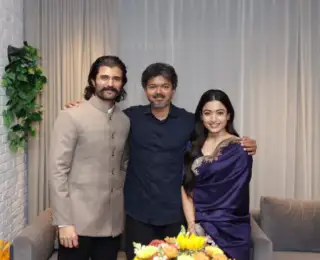 Ranabaali Couple Vijay Deverakonda and Rashmika Mandanna Meet Tamil Nadu CM Thalapathy Vijay
