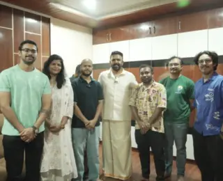 Tharun Bhascker unveiled the first-look poster of "Rupayanamaha"