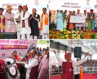 Shivraj Singh Chouhan Delivers 2.89 Lakh Pucca Houses Worth ₹3,473 Crore to Rajasthan Under PMAY-G