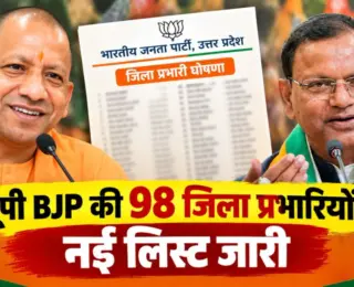 यूपी BJP में बड़ा फेरबदल, पंकज चौधरी ने जारी की 98 जिला प्रभारियों की नई लिस्ट, जानें किसे कहां मिली कमान