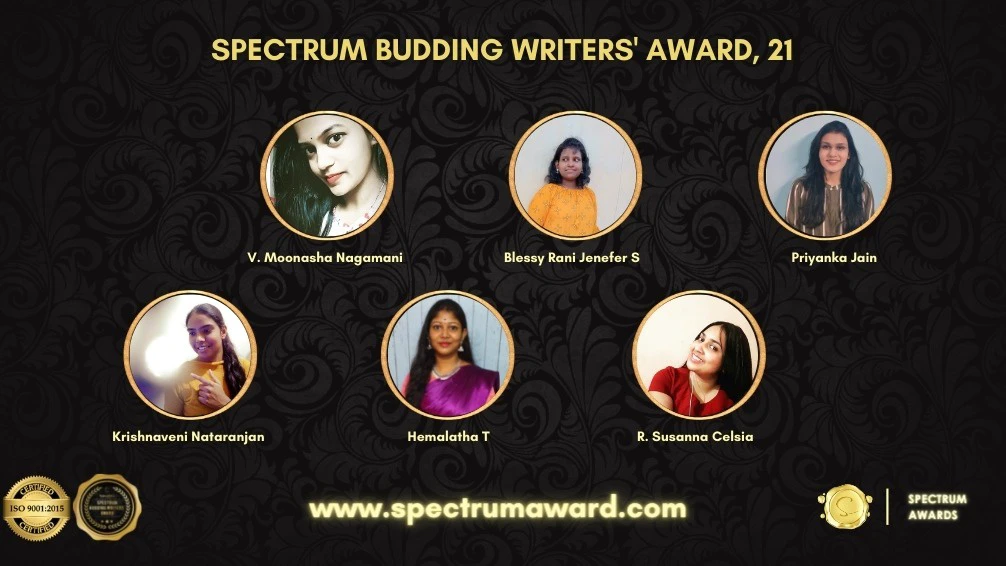 'Spectrum Budding Awardee, 2021' powered by FanatiXx Spectrum Awards.