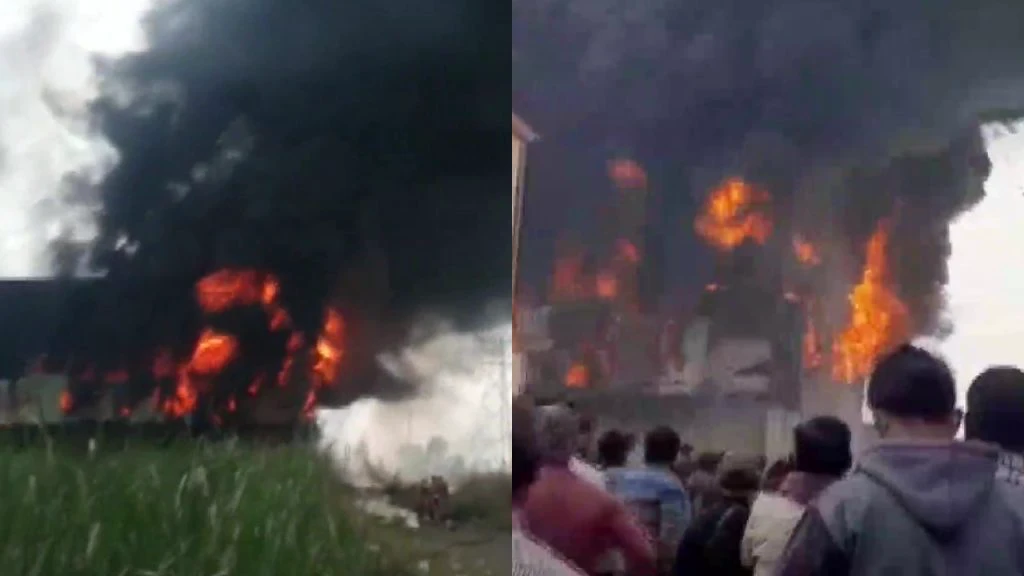 Massive Fire Breaks Out At Thermocol Factory In West Bengal's Howrah
