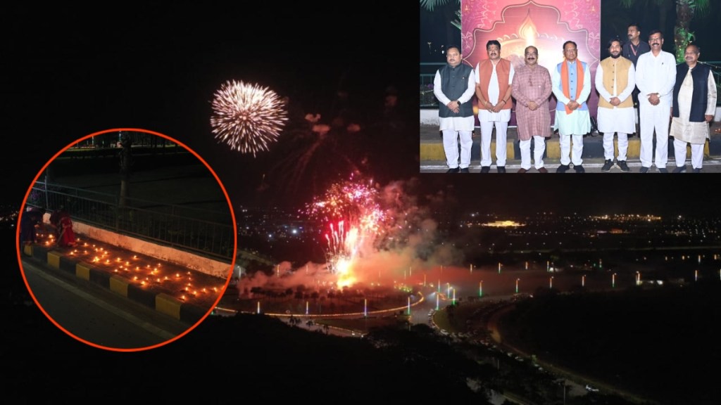छत्तीसगढ़ राज्य स्थापना दिवस पर 11 हजार दीयों से जगमग उठा एकात्म पथ, रंग-बिरंगी आतिशबाजी से रंगीन हुआ आसमान