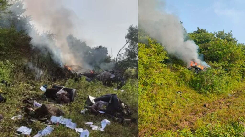 Pune Helicopter Crash: పూణెలో కుప్పకూలిన హెలికాప్టర్.. ముగ్గురు మృతి