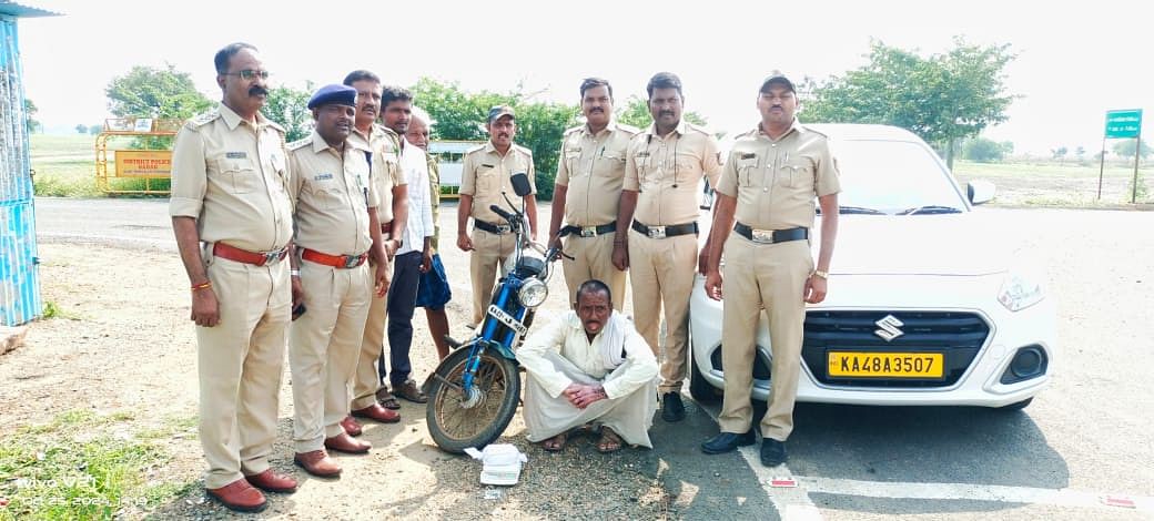 ನರಗುಂದ | ಅಕ್ರಮ ಗಾಂಜಾ ಮಾರಾಟ: ಆರೋಪಿ ಬಂಧನ