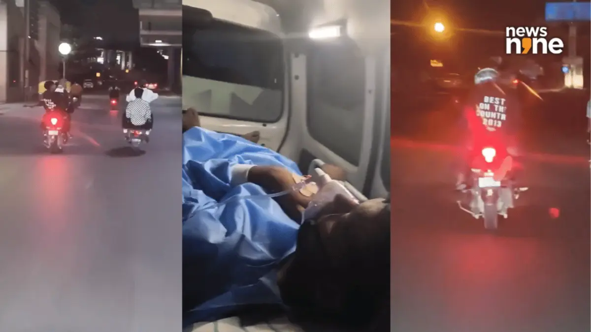 Bengaluru viral video: Bikers block ambu...