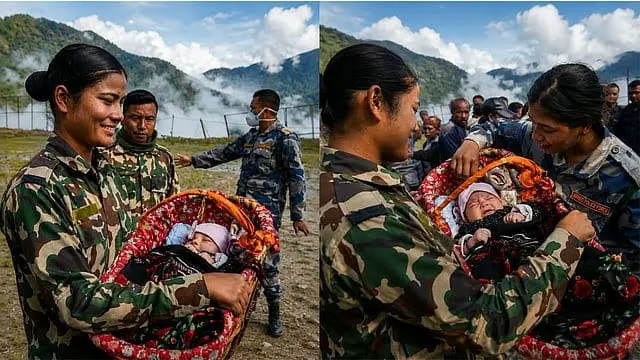 ஒன்றரை வயது தான் ஆகுது..! "வெள்ளத்தில் சிக்கி தண்ணீரிலும் சகதியிலும் பரிதவித்துப் போன ஒன்றரை வயது பச்சிளம் குழந்தை". போராடி மீட்டு தாலாட்டிய ராணுவத்தினர். கலங்க வைக்கும் வீடியோ..!