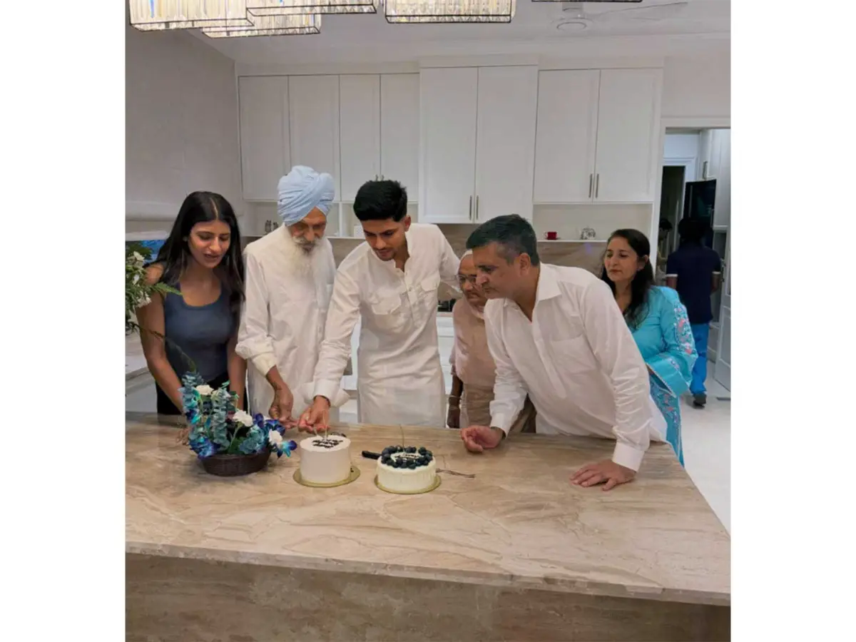 Shubman Gill marks 27th birthday with family celebration
