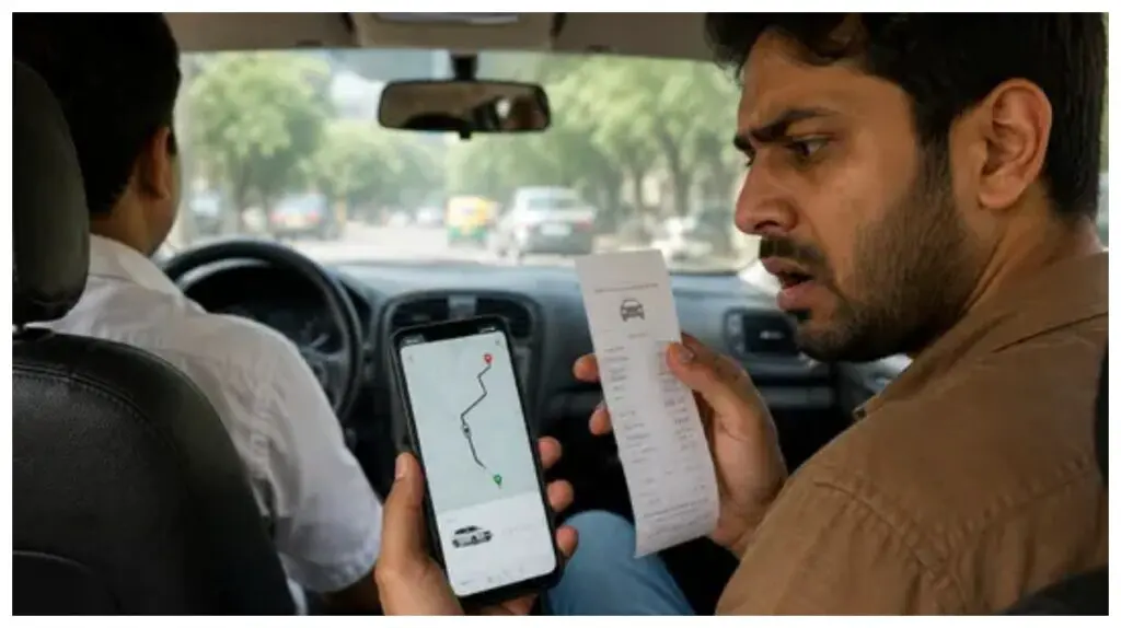 "புக்கிங் பண்ணப்ப ரூ.1,285 காட்டுச்சு. ஆனா பயணம் முடிஞ்சதும் ரூ.5,662 பில் போட்டு கைல.." இது என்ன நியாயம்!.. ஆன்லைன் டாக்ஸி செயலியின் பகல் கொள்ளை..!!!