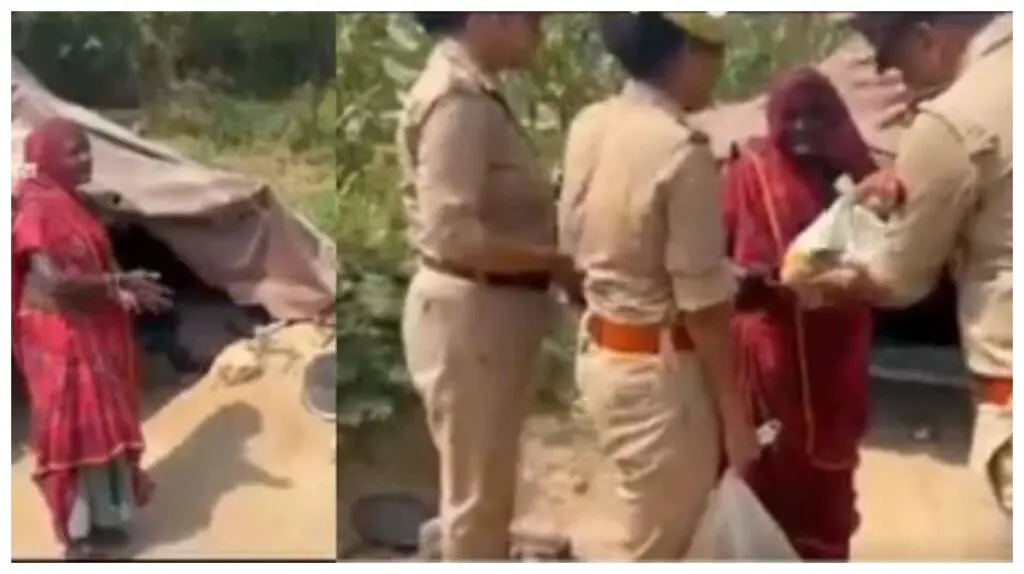 "வீட்டுல ஒரு பிடி மாவு கூட இல்லை ஐயா." - கதறிய மூதாட்டியின் கண்ணீரைத் துடைத்த காவல்துறை அதிகாரி!.. நெகிழ்ச்சியான வைரல் வீடியோ..!!!