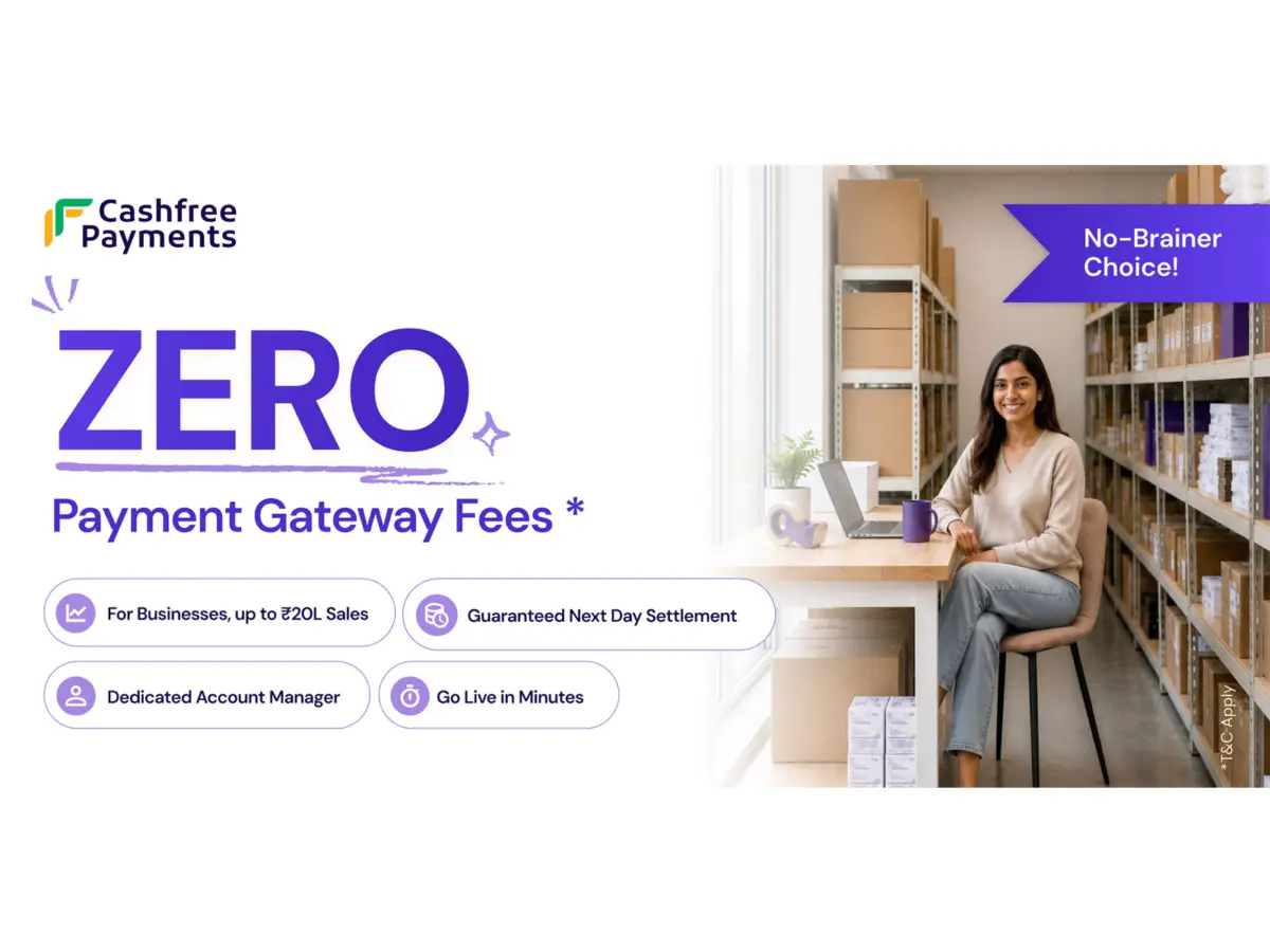 Cashfree Payments Announces zero percent Payment Gateway Fees for its ...