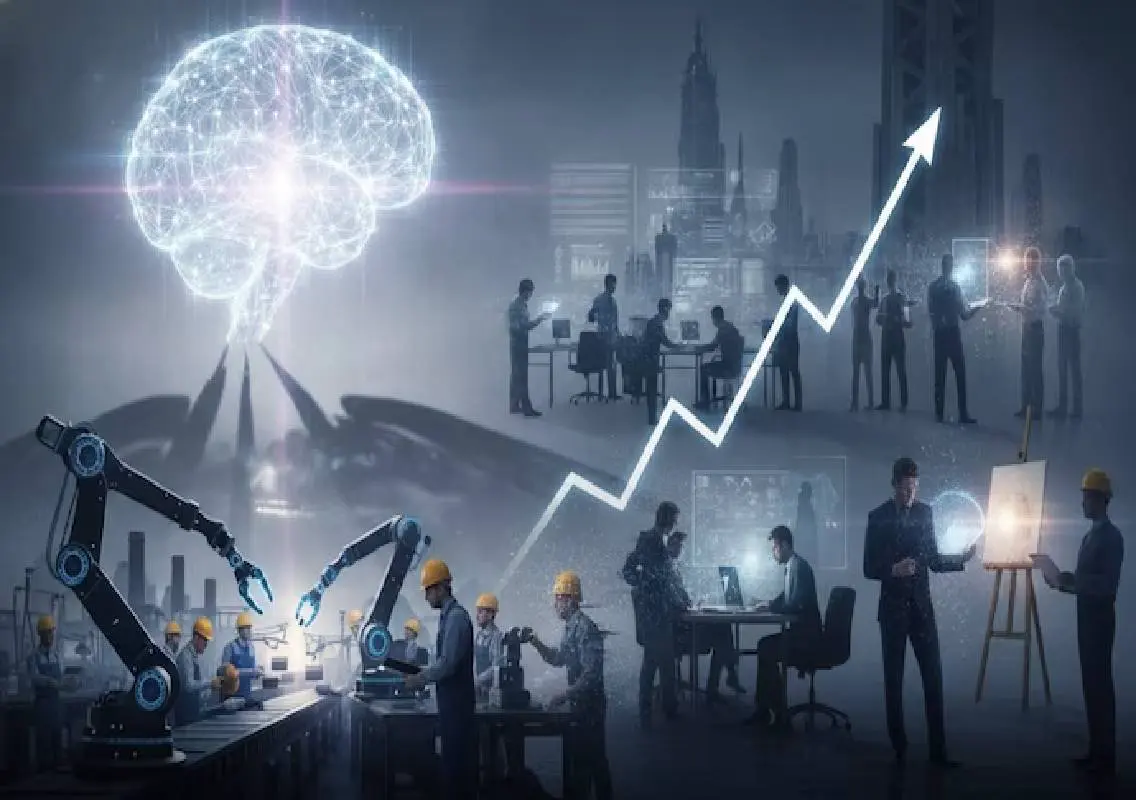 AI creates more jobs than it cuts in India | Dailyhunt
