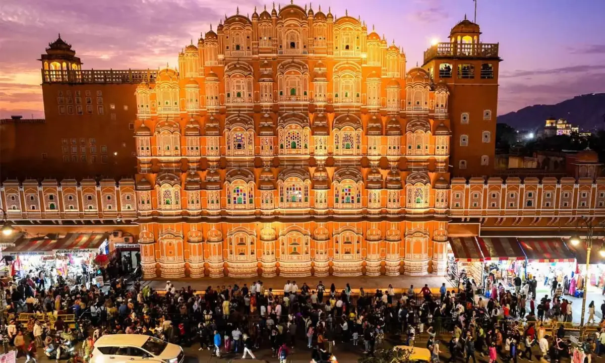 Pink Building Jaipur's pink legacy at the crossroads of heritage and development ...