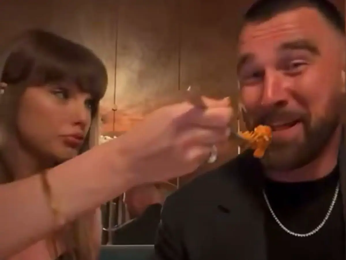 Taylor Swift Goes Full Airplane Mode While Feeding Travis Kelce Spaghetti - WATCH | Dailyhunt