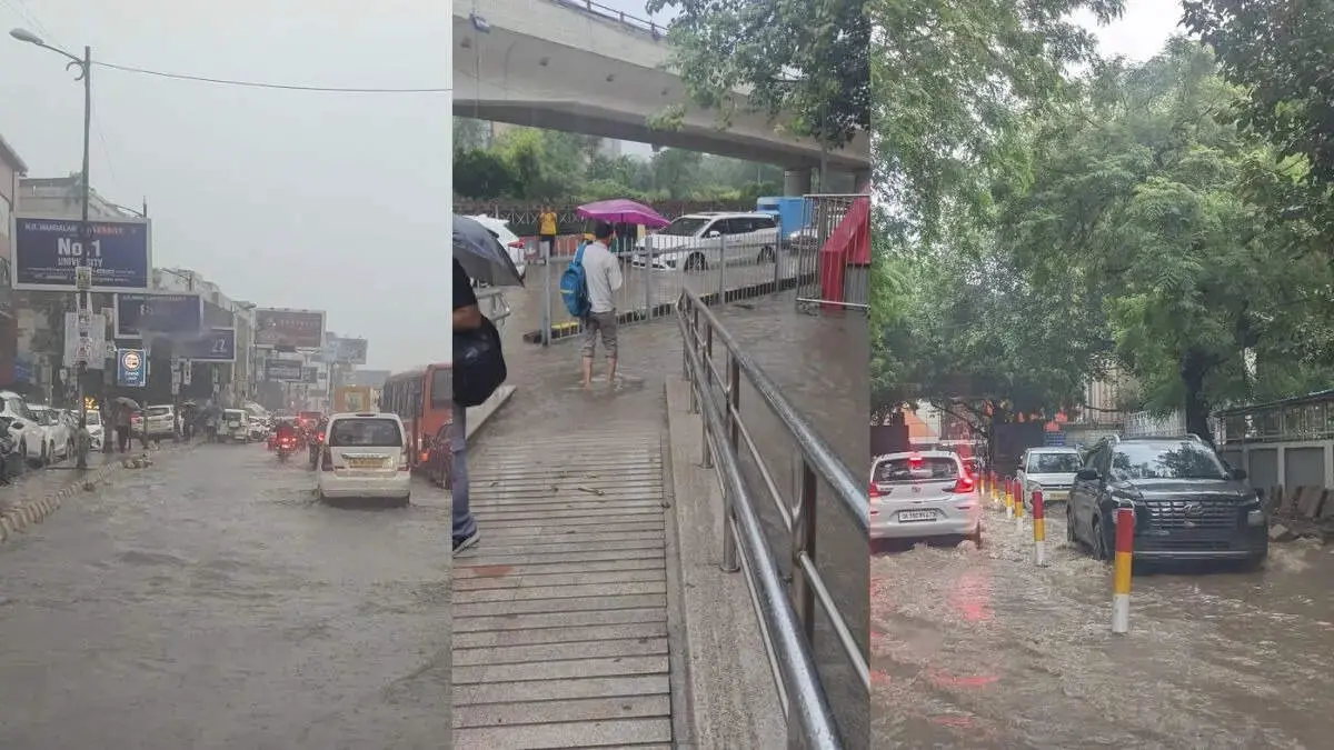 Ncr Heavy Rainfall Disrupts Daily Life in Delhi-NCR | Dailyhunt