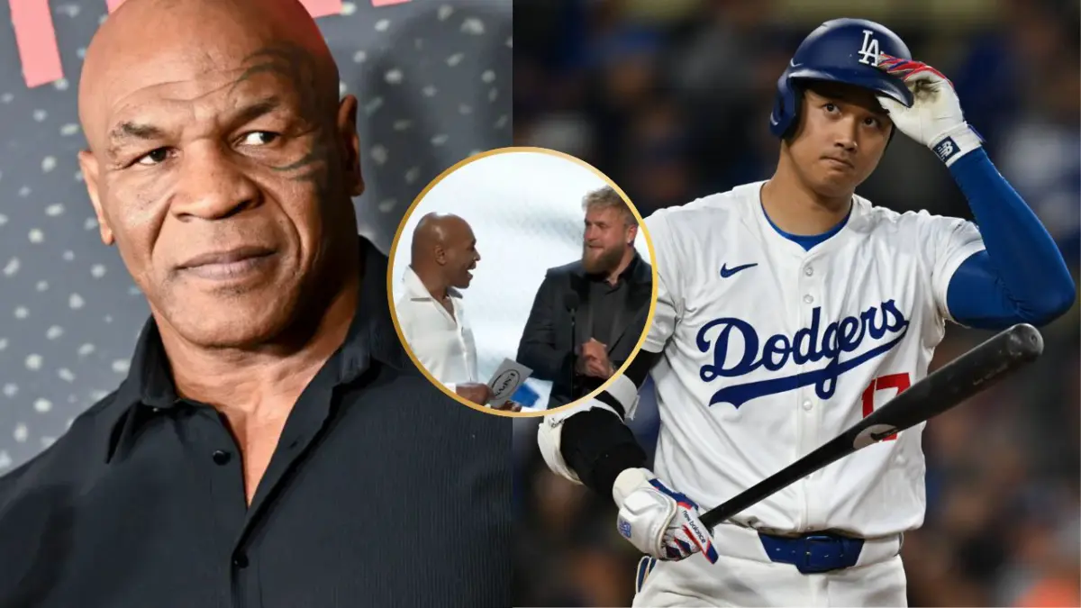 Image accompanying Daily Hunt coverage of Mike Tyson's viral question about Shohei Ohtani at the 2026 ESPY Awards.