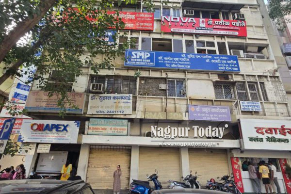 Fire Erupts at Ramdaspeth's Yugdharm Complex; Firefighters Prevent ...