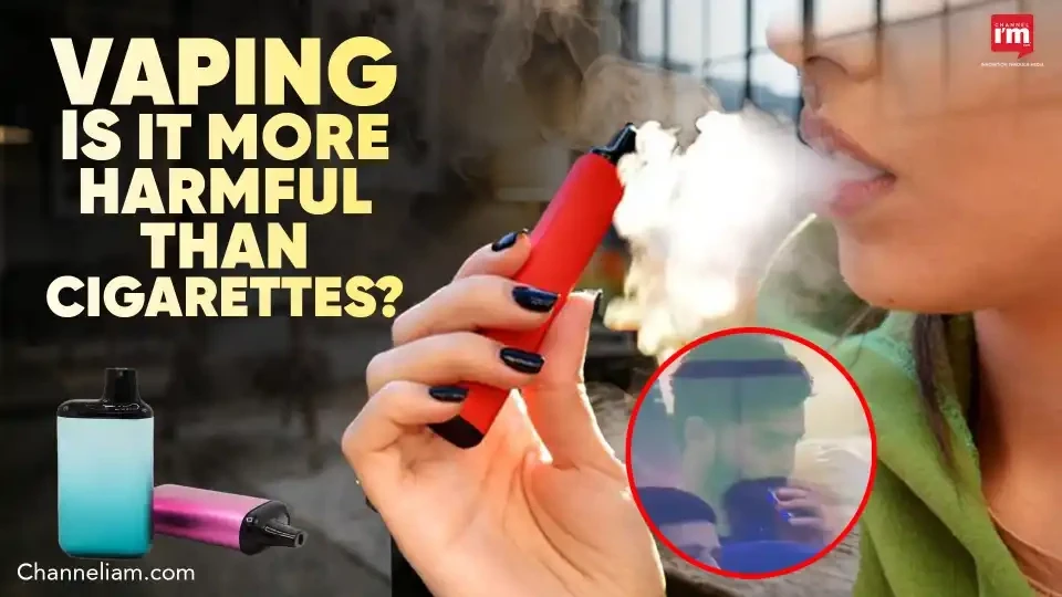 cigarette or vape which is more harmful 🚭 Vaping vs. Smoking — Which is Safer for Your Lungs? 🫁 Think vaping is  the 