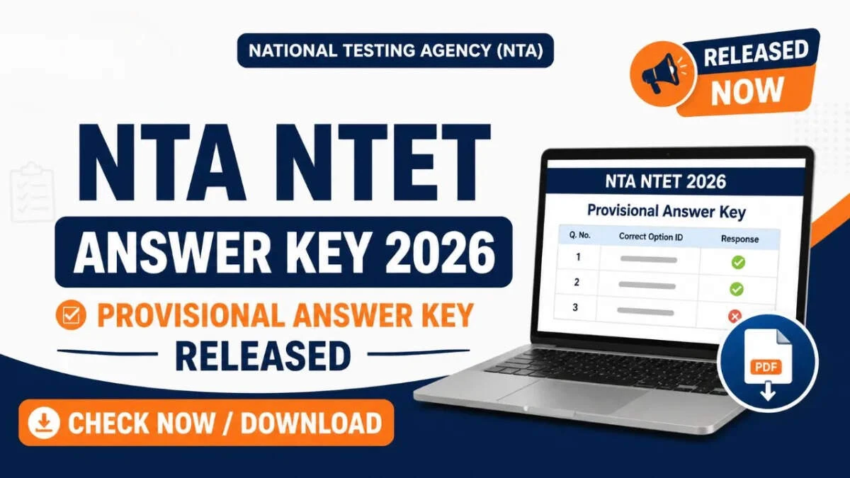 NTA Releases NTET Answer Key 2026 for Candidates | Dailyhunt