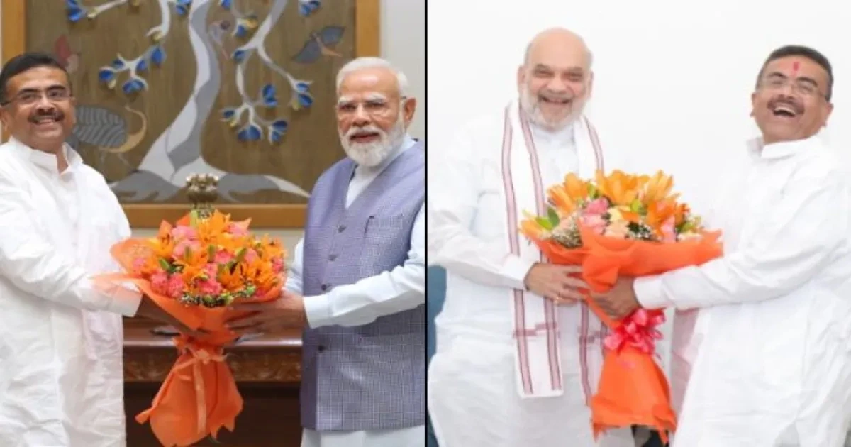 Suvendu Adhikari Meets President, PM And Union Ministers, Plans Bengal ...