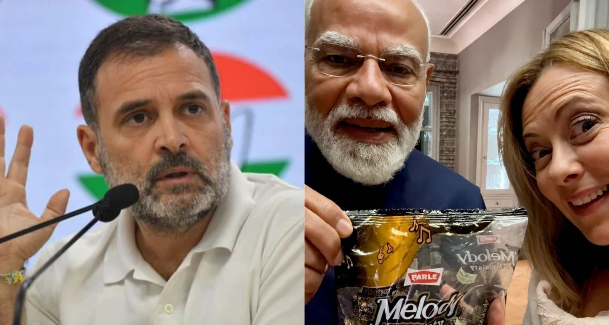 Rahul jabs PM Modi over candy gift to Meloni, calls it 'gimmick ...