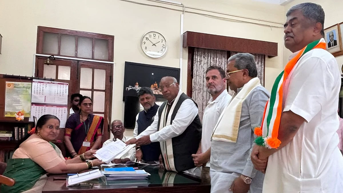 Mallikarjun Kharge files nomination for Rajya Sabha from Karnataka ...