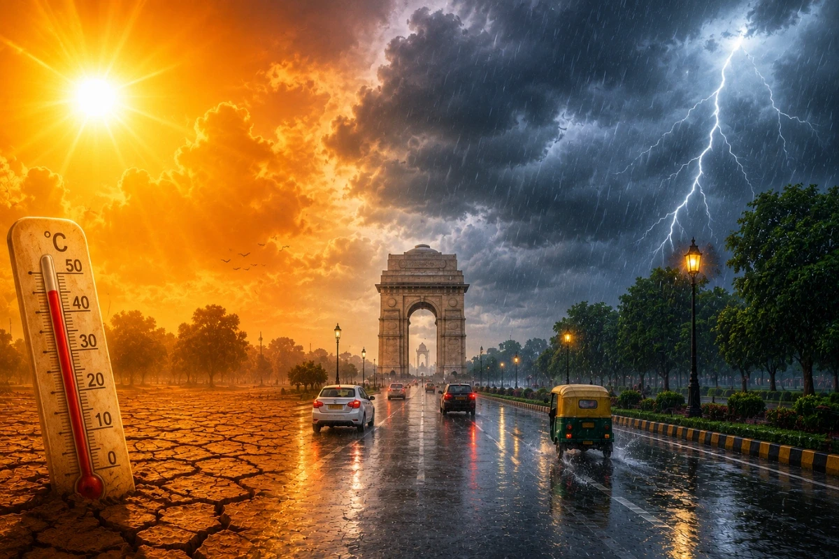 Curated visual reference: Fresh Look at Delhi Ncr Likely To Get Relief From Heatwave As Imd