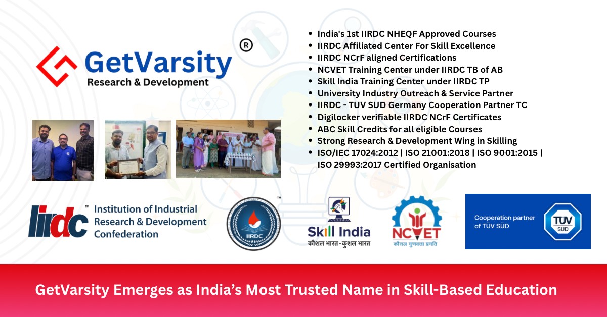 GetVarsity Emerges as Indiaâ€™s Most Trusted Name in Skill-Based Education