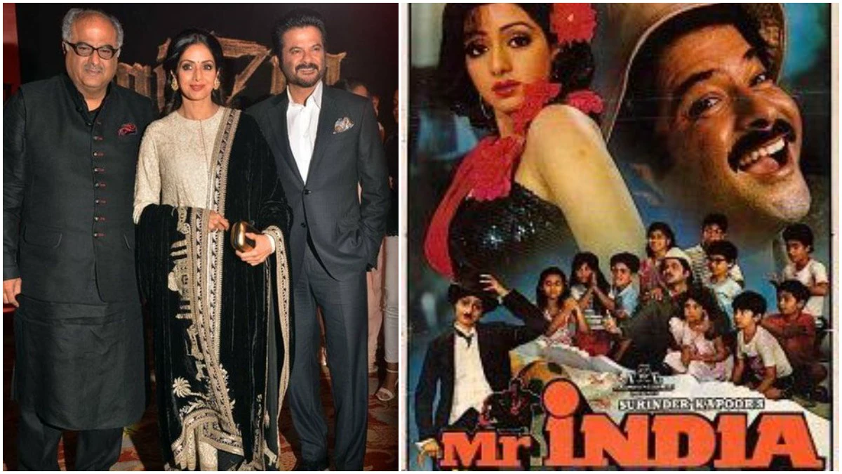Boney drops unseen pics with Sridevi, Anil Kapoor as he recalls Mr India days. See here