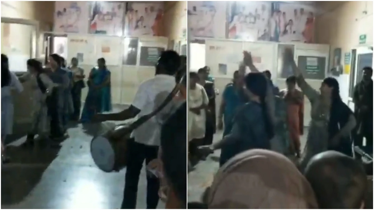 Viral VIDEO: Doctors, Staff Dance Vigorously To Loud Drums Inside Govt Hospital In UP's Hapur; Patients Complain Of Harassment