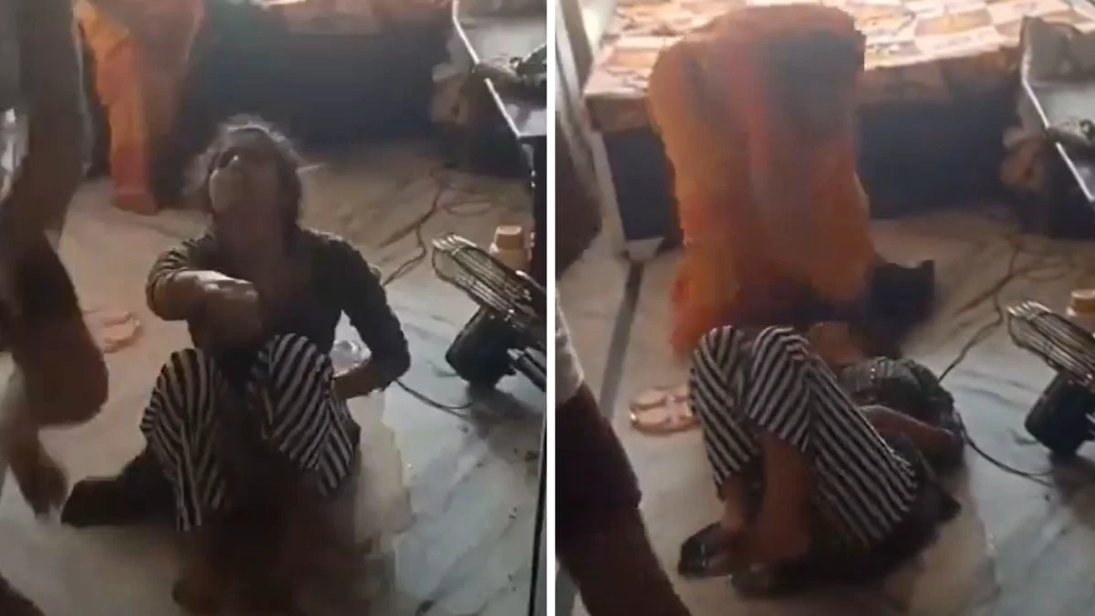 UP: Husband Films Mother & Sister-In-Law Brutally Thrashing His Wife In Etah; Cops Act After Video Goes Viral