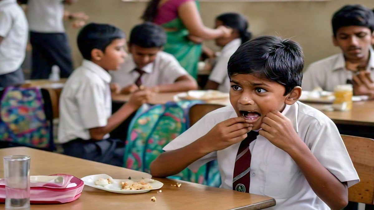 टिफिन निकाला और एक साथ ठूंसकर खा लीं 3 पूड़ियां, दम घुटने से स्कूली बच्चे की मौत