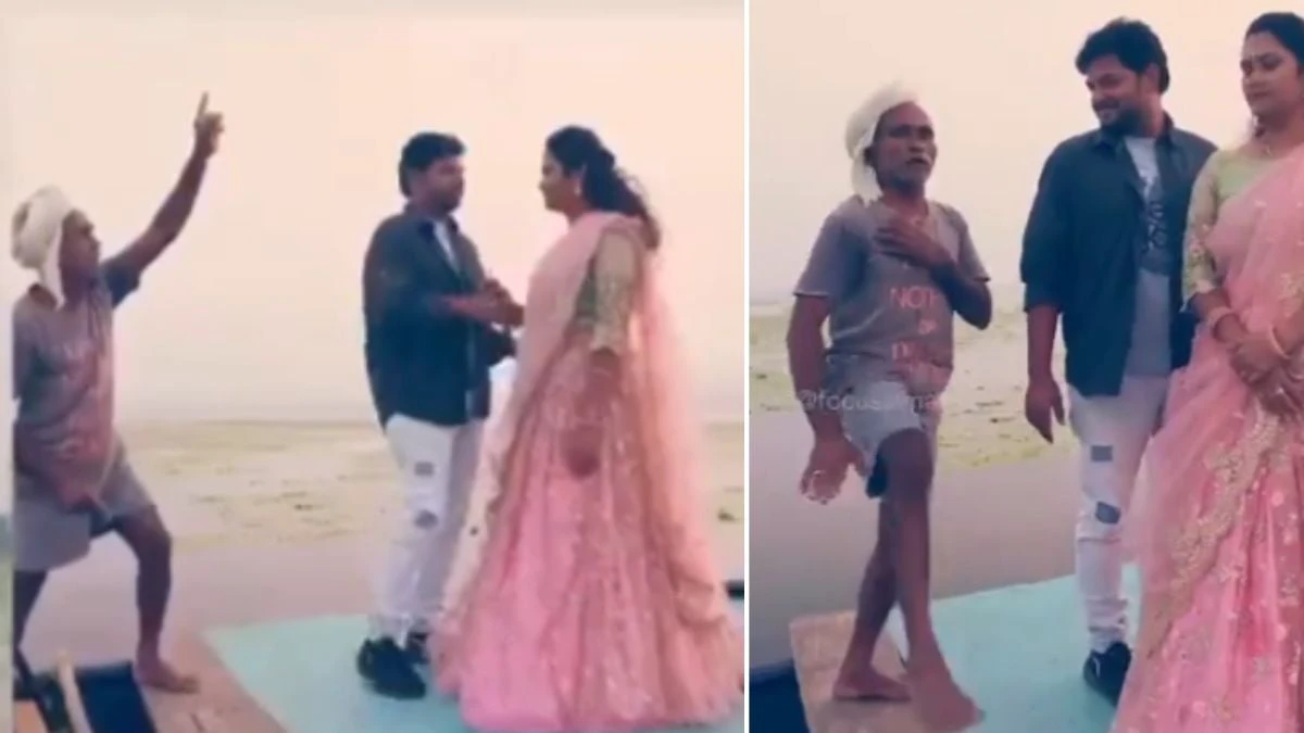 Andhra Boatman Turns Pre-Wedding Shoot Director; Video Of Him Teaching Iconic Poses To Couple Goes Viral