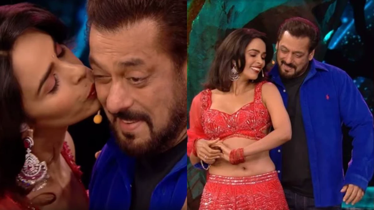 Bigg Boss 18: Mallika Sherawat Kisses Salman Khan On Cheek; His REACTION Cannot Be Missed