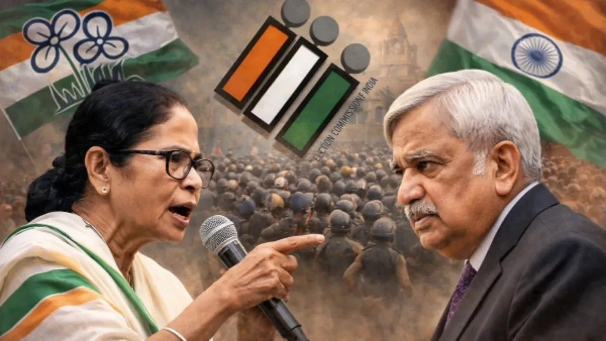 पश्चिम बंगाल चुनाव से पहले टीएमसी और चुनाव आयोग के बीच बढ़ा तनाव