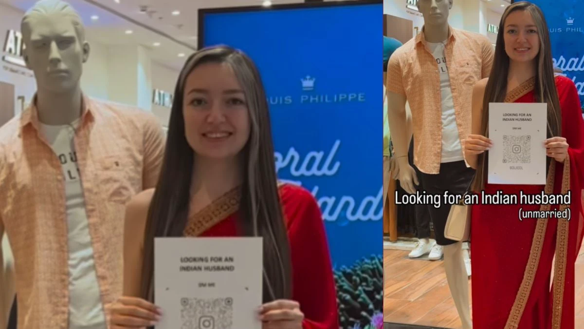 Russian Girl Poses At Mall Seeking Indian Groom; Men Rush To Comment 'Marry Me' On Her Viral Instagram Post