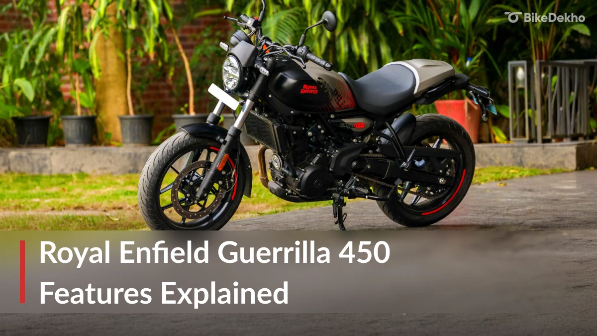 Updated Royal Enfield Guerrilla 450: Features Explained