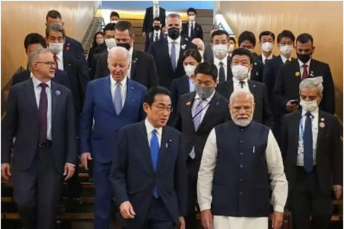 'Leading the World...': Pic of PM Modi in 'Front' with Quad Leaders Takes Social Media By Storm