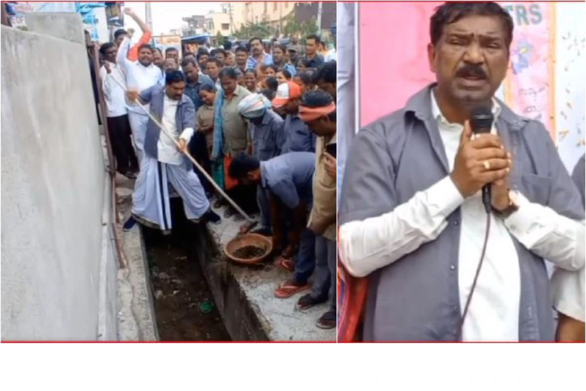 Tatikonda Rajaiah: డ్రైనేజీ క్లీన్ చేసిన తాటికొండ రాజయ్య..అందుకోసమే ఆ పని చేసిన BRS ఎమ్మెల్యే..!