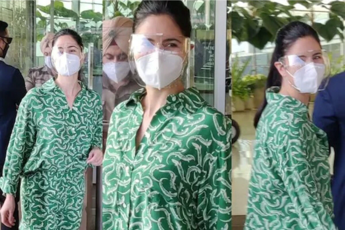 Katrina Kaif Spotted At Mumbai Airport In Stylish Green Outfit