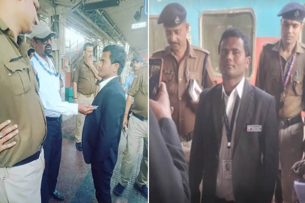 ट्रेन में टिकट चेक कर रहा था TT, अचानक आई GRP, कहा- 'तलाशी दीजिए', जवाब सुनते ही मची भगदड़!