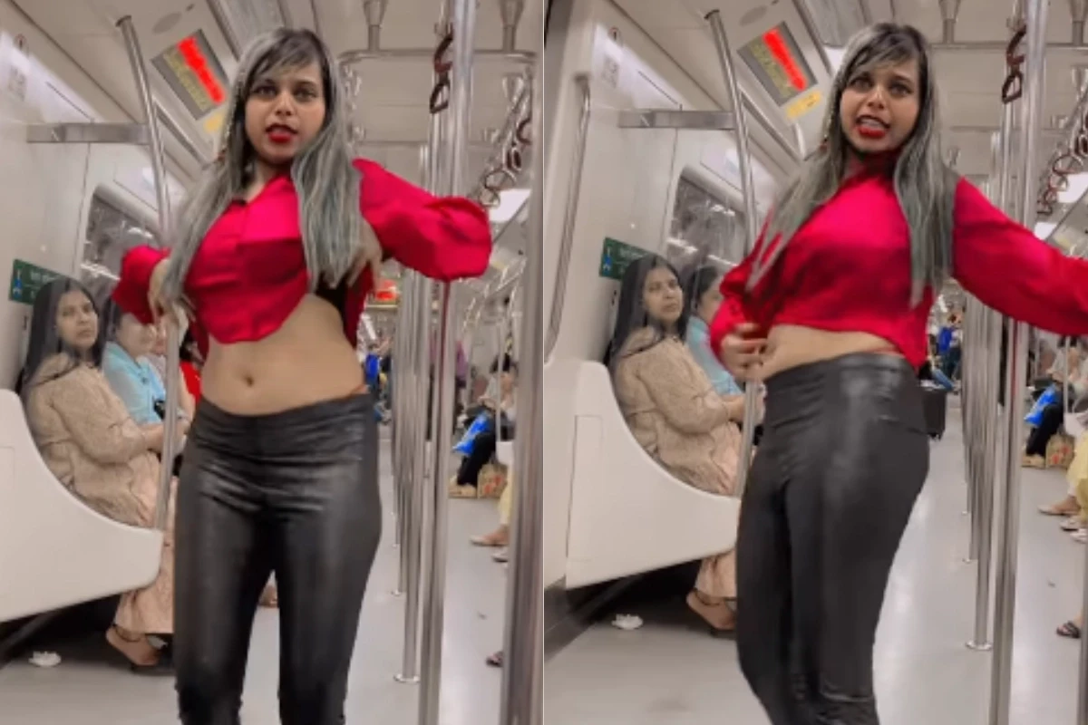 Viral Video: Girl Leaves Nothing to Imagination with Obscene Dance Inside Delhi Metro, Is it Free For All? WATCH