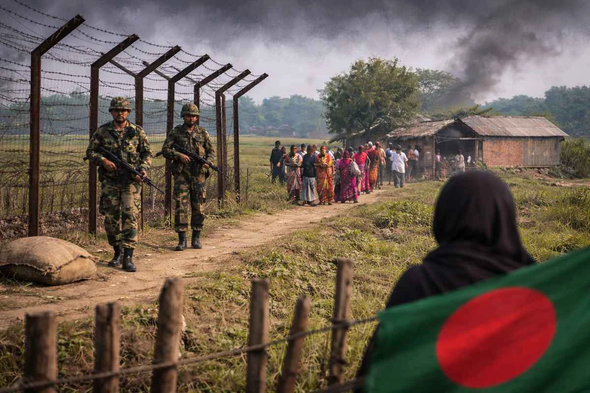 মালদহ সীমান্তে অনুপ্রবেশ আতঙ্ক: ৩৮ কিমি কাঁটাতারহীন এলাকা নিয়ে উদ্বেগ