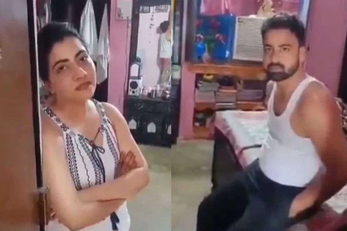 Viral Video ‘शादी हम किये हैं आते आप हैं’ बीवी को वकील संग रंगे हाथ कांस्टेबल ने पकड़ा, हाईवोल्टेज ड्रामे में पत्नी ने खुद को ऐसे किया डिफेंड “ • ˌ Viral Video ‘शादी हम किये हैं आते आप हैं’ बीवी को वकील संग रंगे हाथ कांस्टेबल ने पकड़ा, हाईवोल्टेज ड्रामे में पत्नी ने खुद को ऐसे किया डिफेंड “ • ˌ