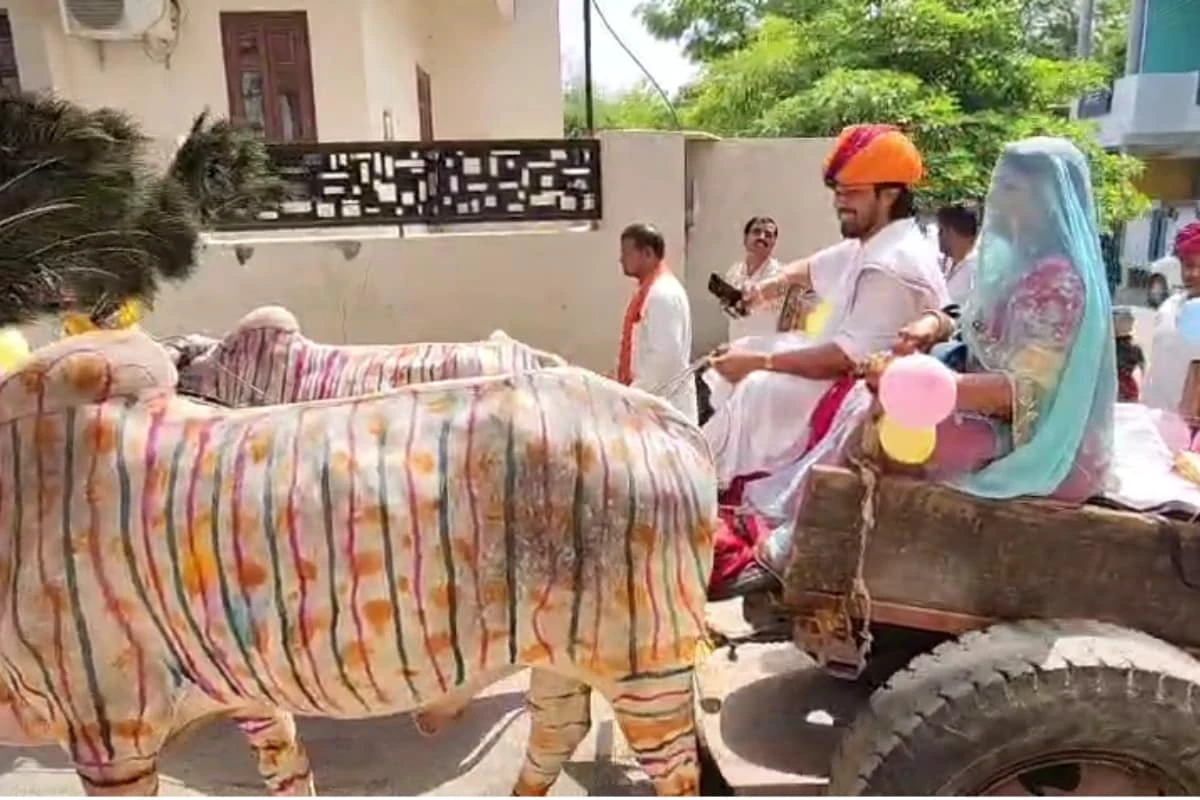 Rajasthan: बहन का मायरा भरने बैलगाड़ी पर सवार होकर पहुंचा भाई, देखने के लिए शहर की गलियों में उमड़ी भीड़