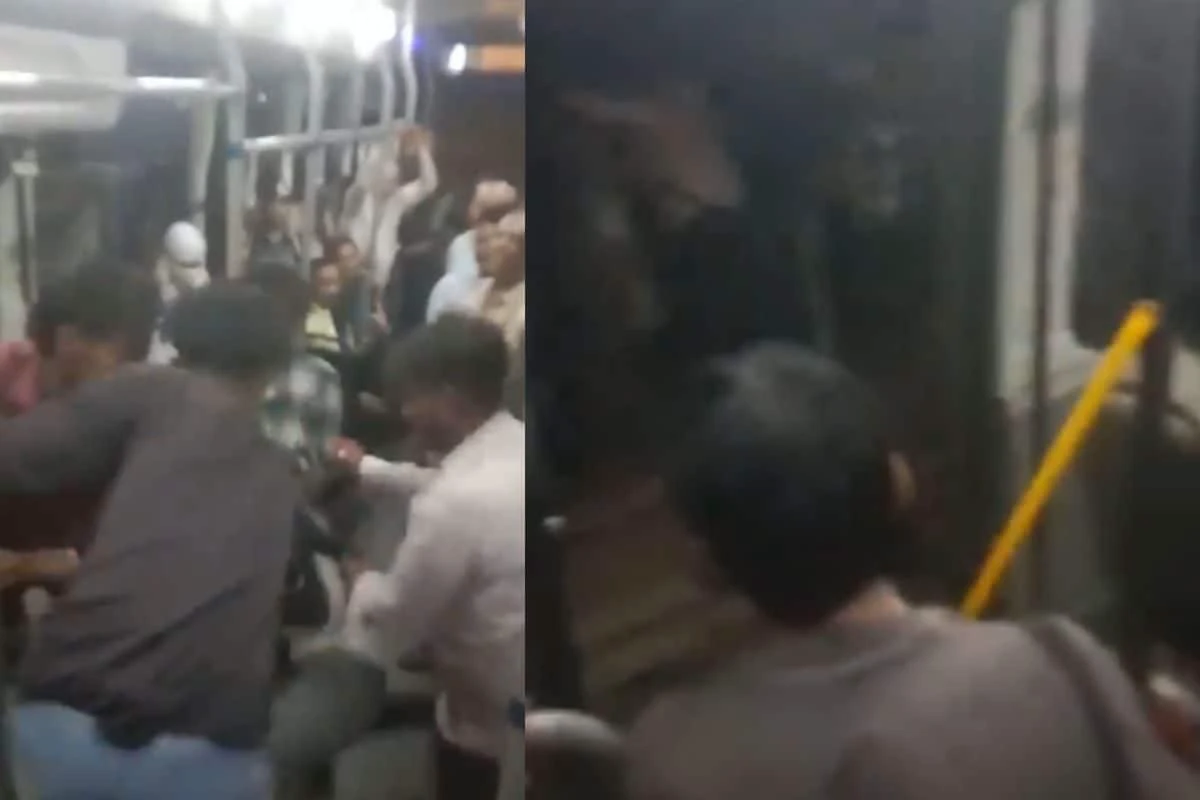 Watch: Passenger Assaulted, Pushed Out Of Moving Bus By Group Of Pickpockets In Delhi