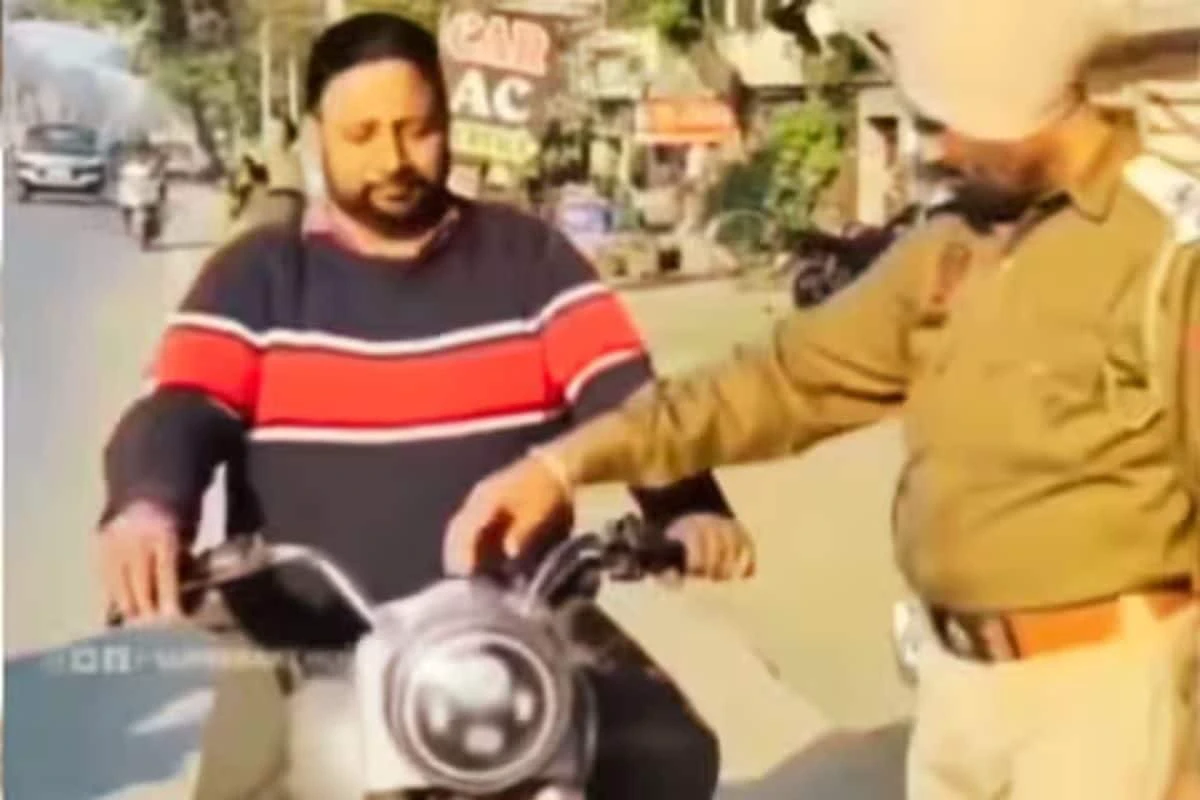Watch: Man's Innovative Hybrid Bike Leaves Policemen Shocked
